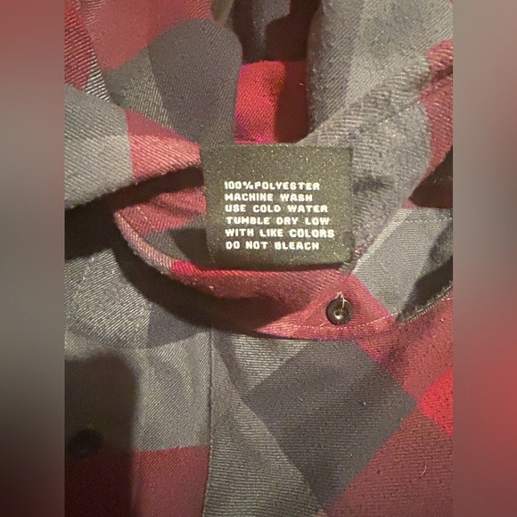 Yago GUC Mens 3XL Flannel Long Sleeve Plaid Shirt (Missing Bottom Button) - Picture 5 of 5